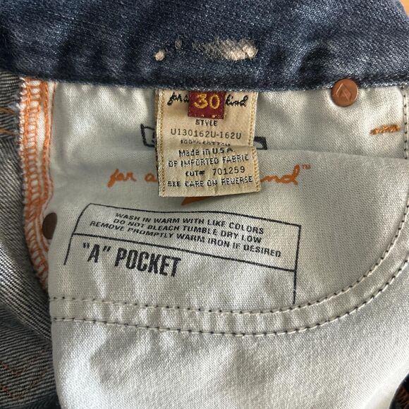 7-for-all-mankind Women's Blue Jeans - Picture 3 of 3